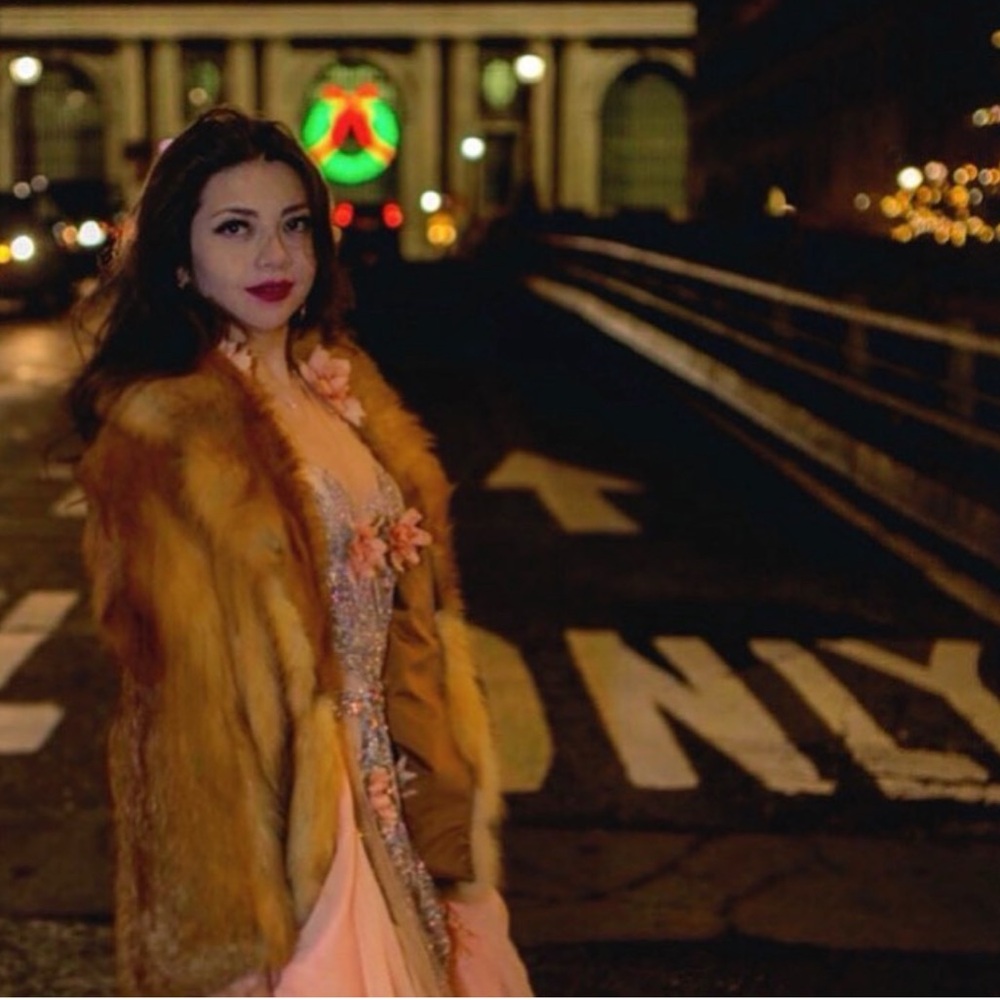 Red Fox Elegant Vintage Fur Coat